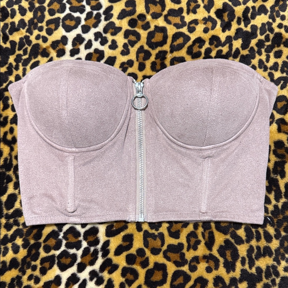 Charlotte Russe Beige Knit Top